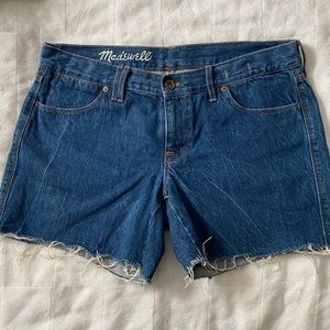 Madewell Denim Shorts- mid rise